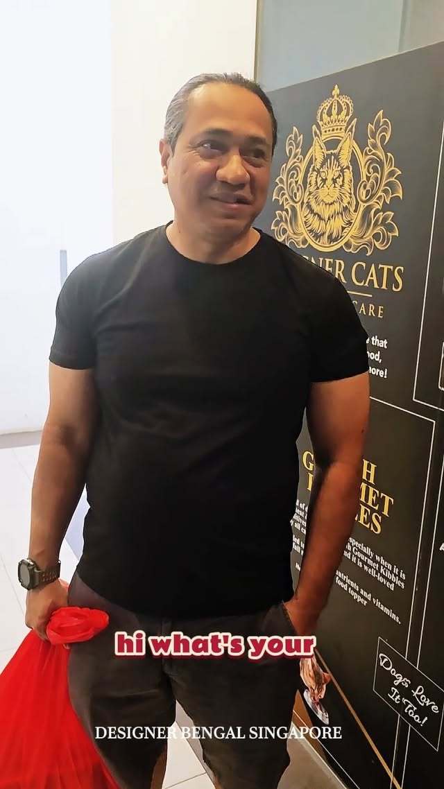 Grace Yap's Designer Cats Gourmet customer video review in Singapore