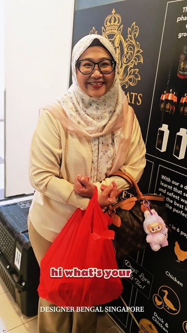 Francis Loke's Designer Cats Gourmet customer video review in Singapore