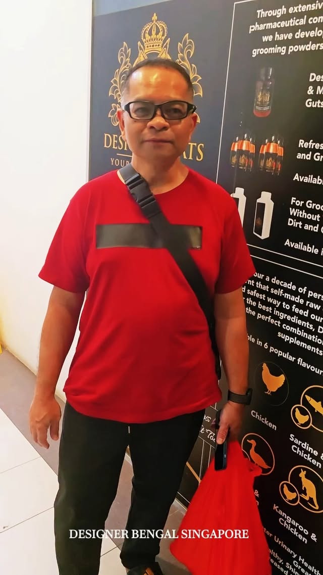 Dominic Lee's Designer Cats Gourmet customer video review in Singapore